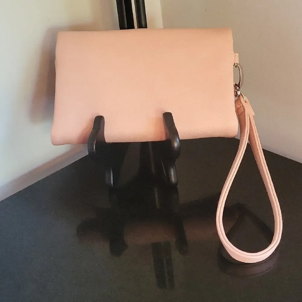 Wild Fable Soft Pink Wristlet Clutch